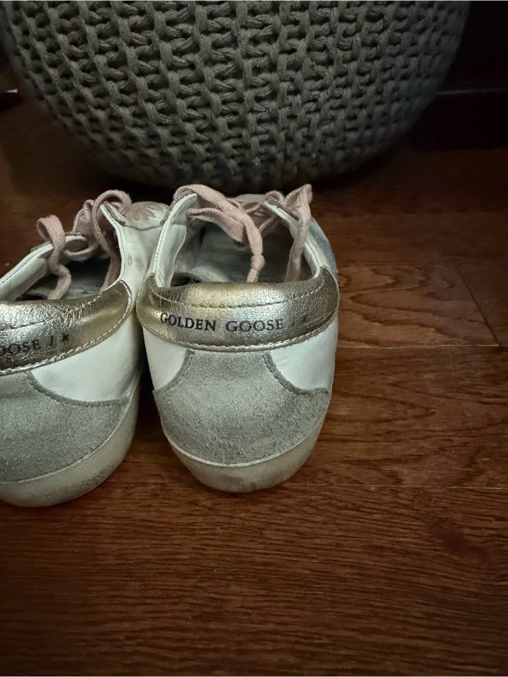 Golden Goose Super Star Sneaker in White, Ice & Platinum